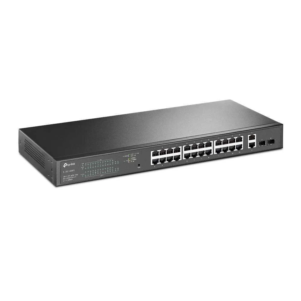 Switch de Rede 26 Portas 10/100/1000mbps Smart Managed Tl-Sg1428pe 24x Portas Poe - Tp-Link