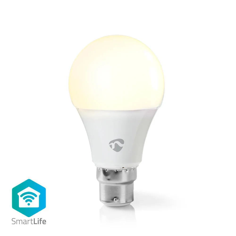 L&acirc;mpada Led Smart Wi-fi E22 9w Branco Quente