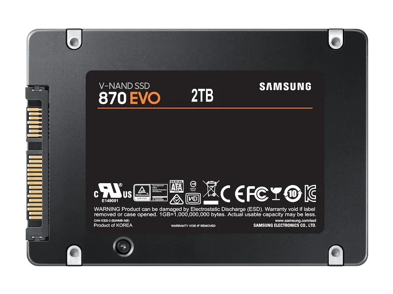 Samsung SSD 870 Evo 2tb 2.5" Sataiii