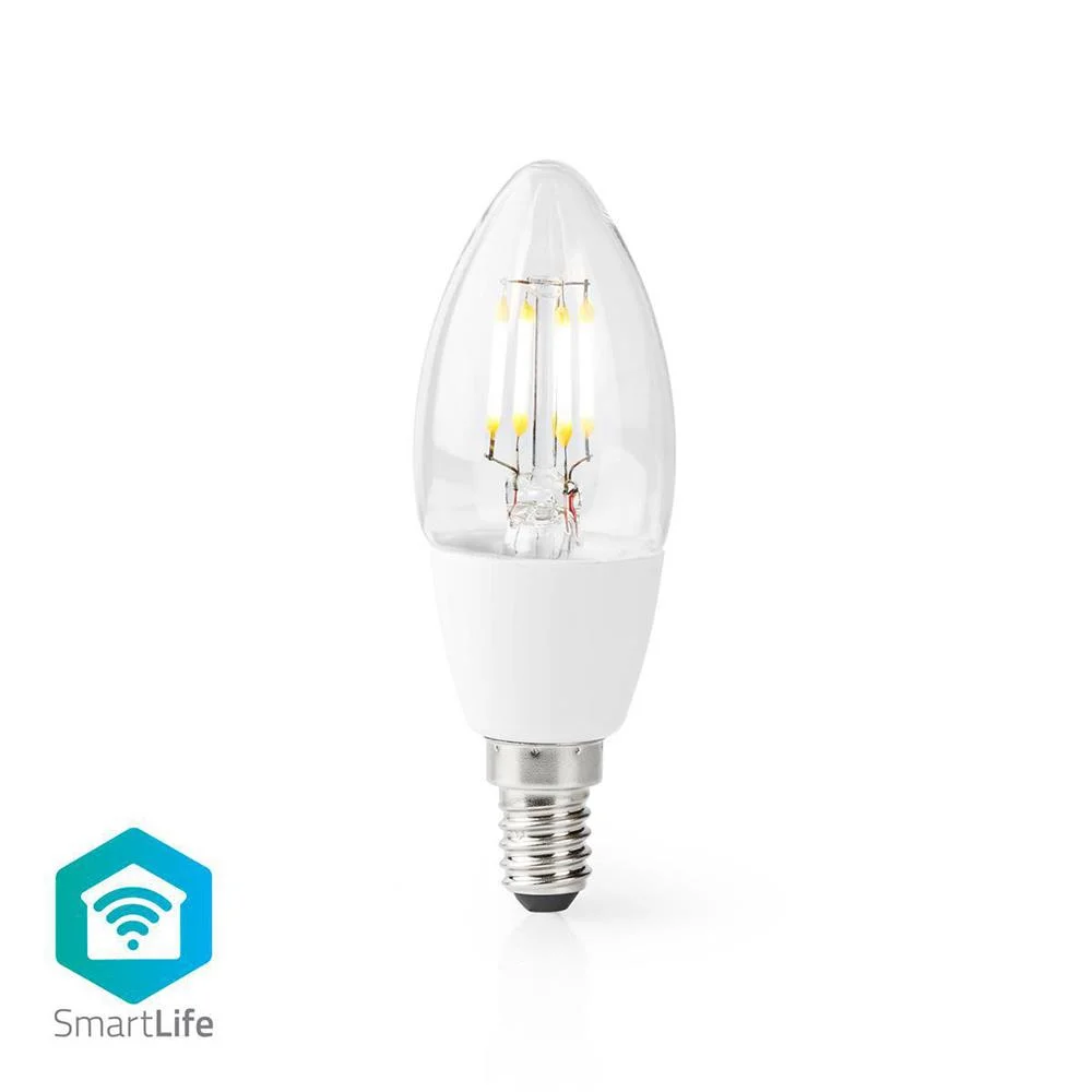 L&acirc;mpada Filamento Inteligente Nedis E14 5w 2700k