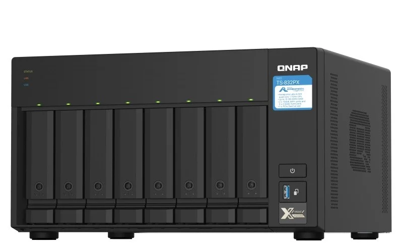 NAS TS-832PX 8 Bay Tower Ethernet LAN AL324 4GB D.