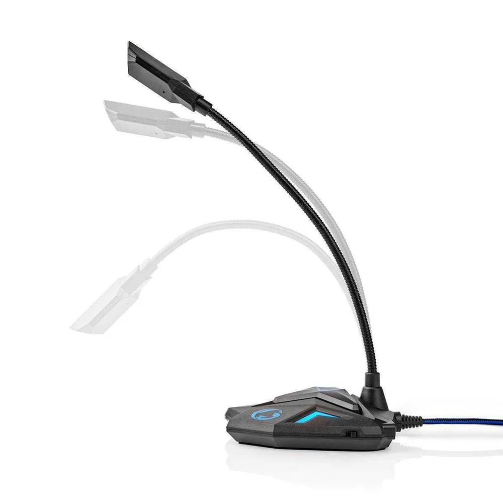 Microfone Gaming para Jogos de Mesa Flex&iacute;vel Usb