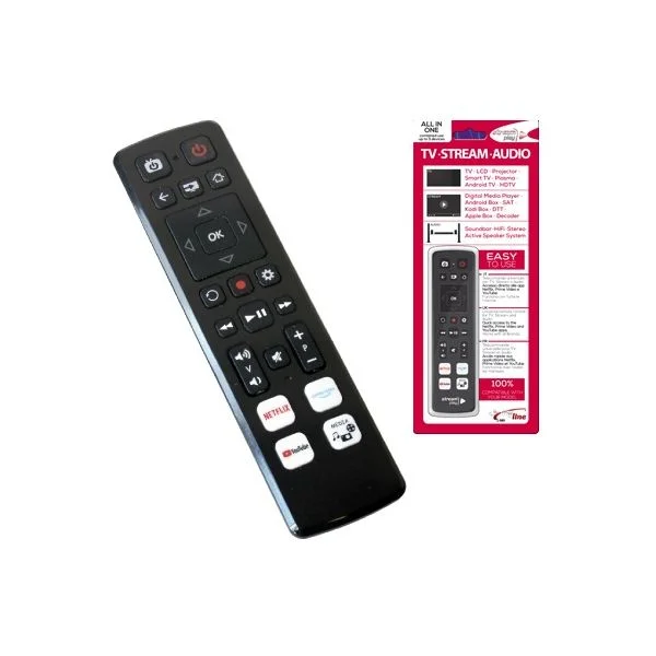 Comando Universal P/ Tv + Streamer + &Aacute;udio