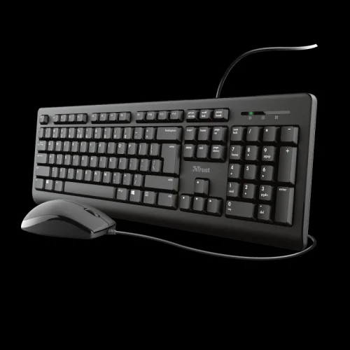 Trust Pack Teclado Y Rat&oacute;n Con Cable Tkm-250
