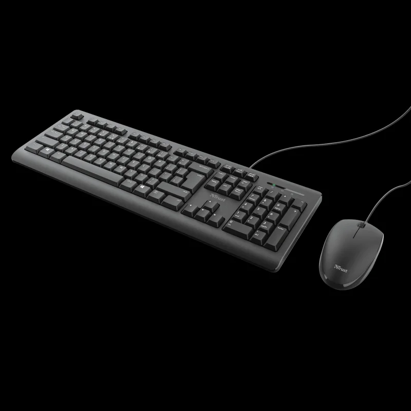 Trust Pack Teclado Y Rat&oacute;n Con Cable Tkm-250