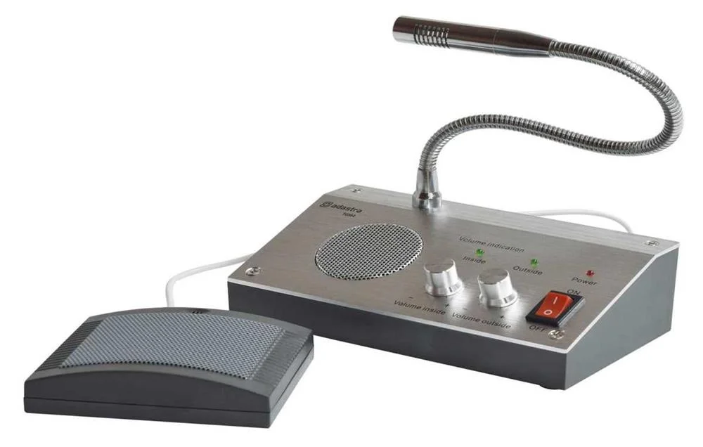 Through Glass Microphone Intercom