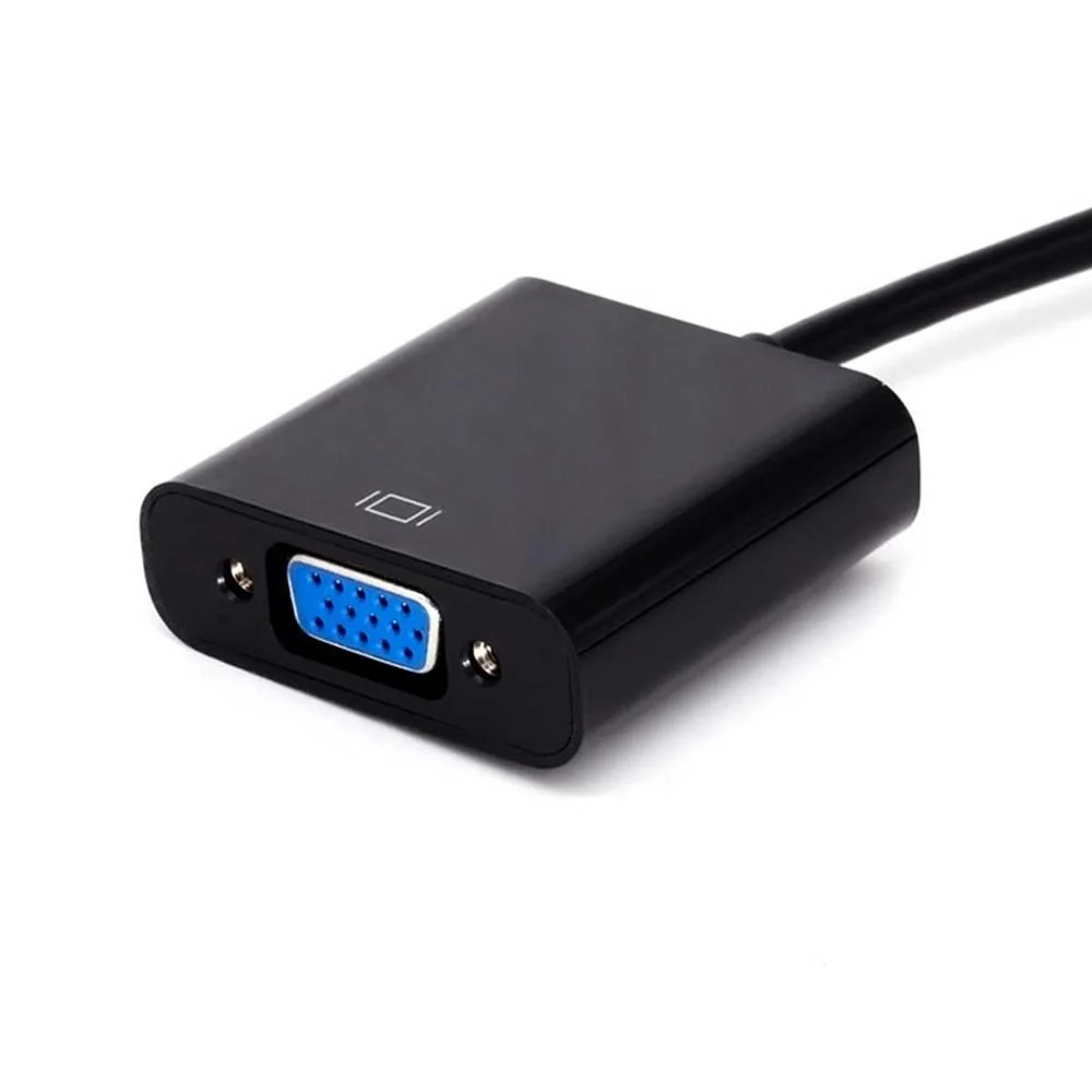 Adaptador De V&iacute;deo Dvi-d Macho - Vga F&ecirc;mea 10cm
