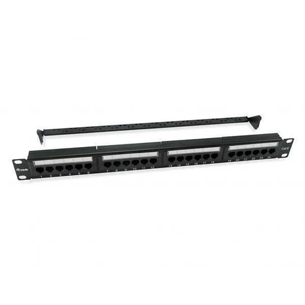 Equip Patchpanel 24x Rj45 Cat6  19" 1u Dual-Idc-Komp.