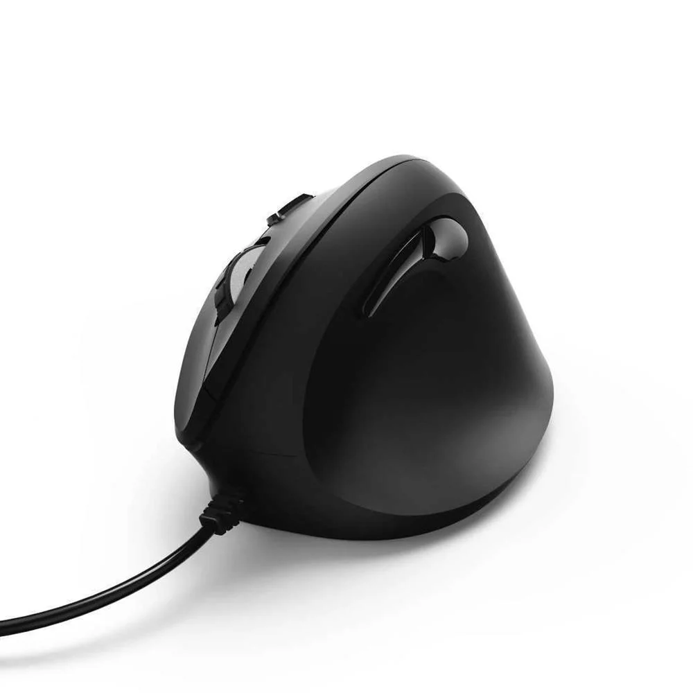 Rato Hama com Fios Ergon&oacute;mico Emc-500 Preto