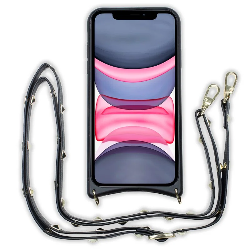 Carcasa Cool para iPhone 11 Correa Pop-Rock Negro