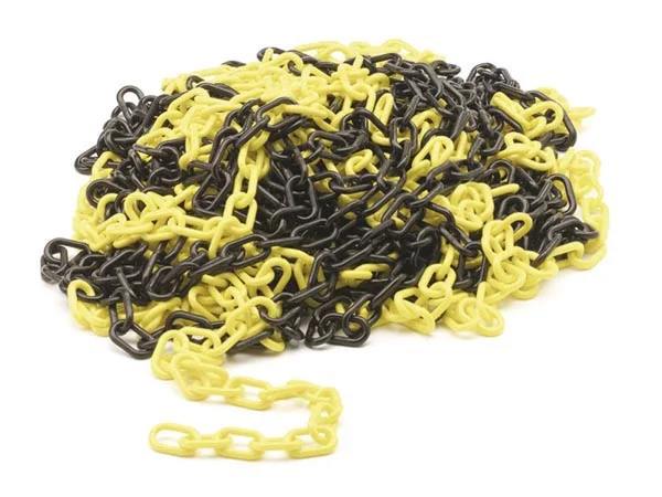 Cadena de Pl&aacute;stico Amarillo/Negro