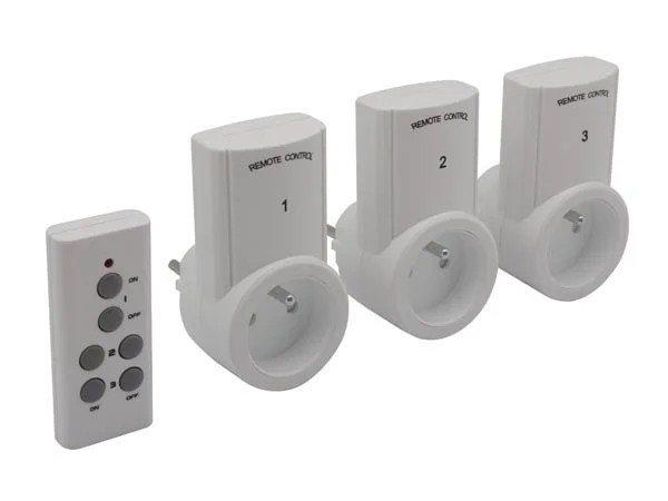 Conjunto de Controle Remoto para Tomadas (3 Tomad)