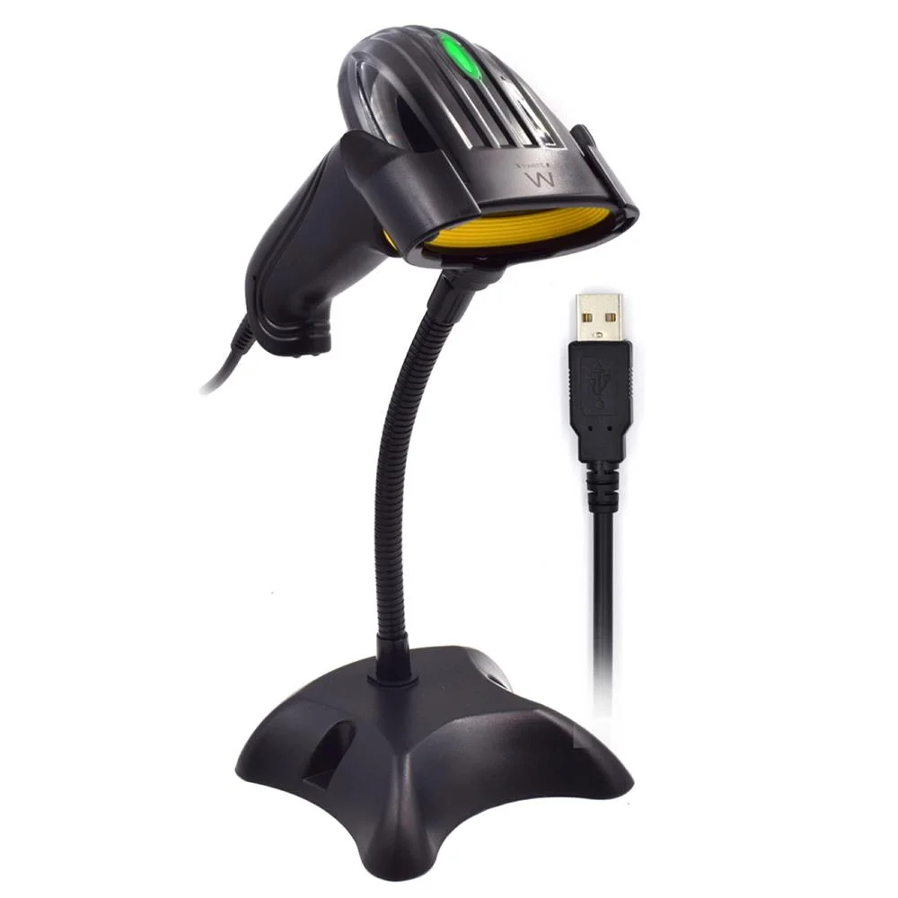Leitor C&oacute;digo Barras Ewent Usb Laser 1d C/ Base