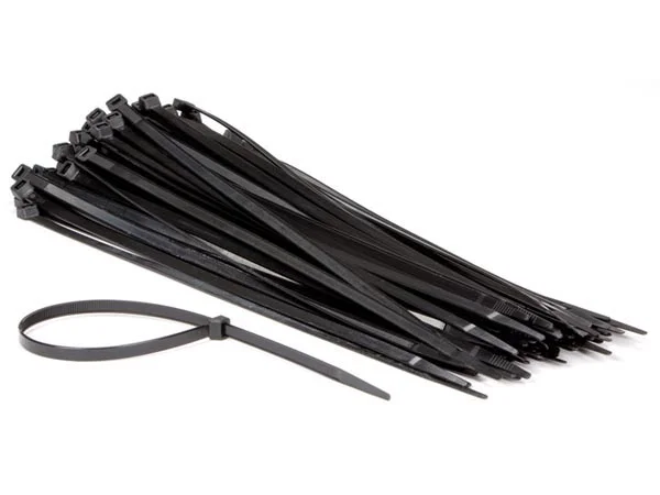 Abra&ccedil;adeiras em Nylon para Cabos - 7.6 X 400&nbsp;mm - Preto (100&nbsp;unids)