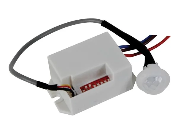 Mini Detetor de Movimento Pir - de Embutir - 12 Vdc