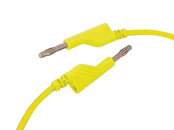 Cable de Medida 4mm 50cm / Amarillo (Mln-Sil / 1)