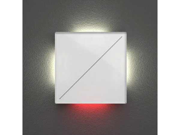 M&oacute;dulo de Control Edge Lit 2 Botones - Blanco