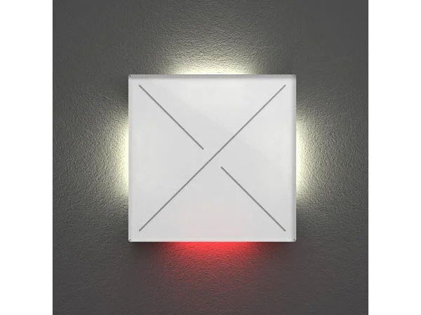 Edge Lit Modulo de Controlo 4 Bot&otilde;es - Branco