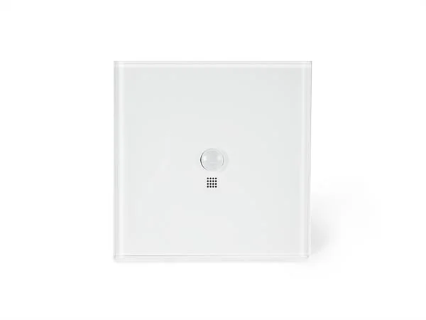 Edge Lit Control Module With Motion And Twilight Sensor, Pure White Frosted