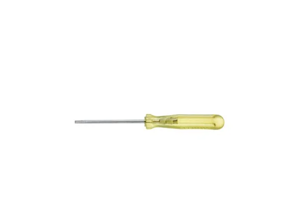Wiha Small Screwdriver Slotted Transparent-Yellow.
