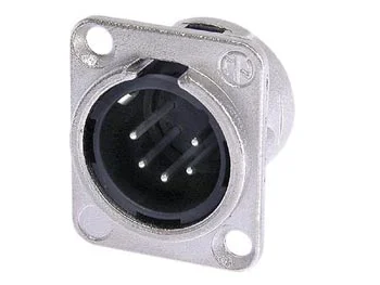 Neutrik - Conector de Montaje Xlr, Macho de 5 Pin.