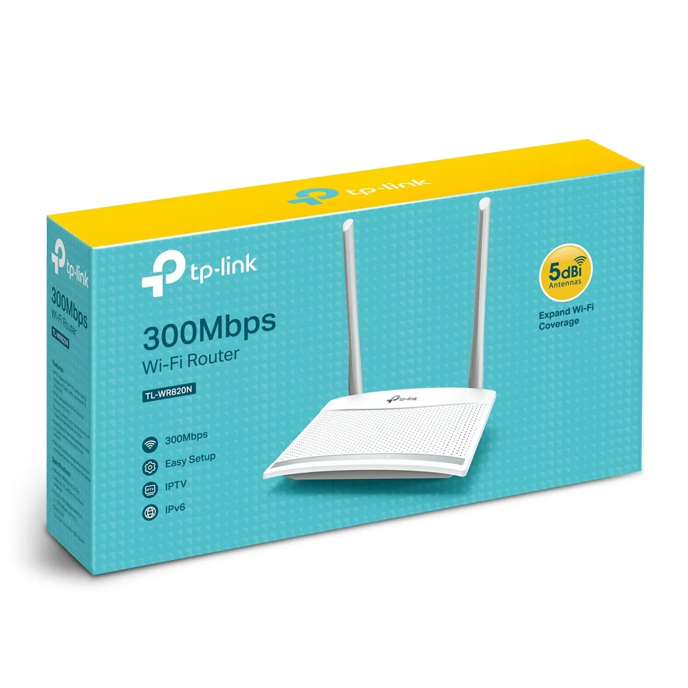 Tp-Link Tl-Wr820n Wireless Router Fast Ethernet Single-Band (2.4 Ghz) 4g White