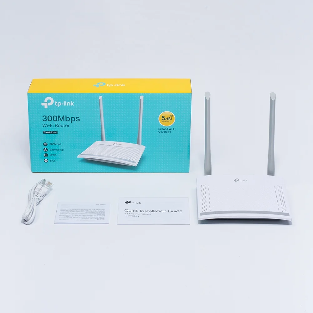 Tp-Link Tl-Wr820n Wireless Router Fast Ethernet Single-Band (2.4 Ghz) 4g White