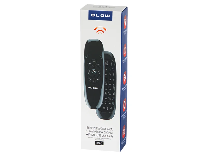 Comando De Tv Sem Fios Com Teclado - Blow Ks-3