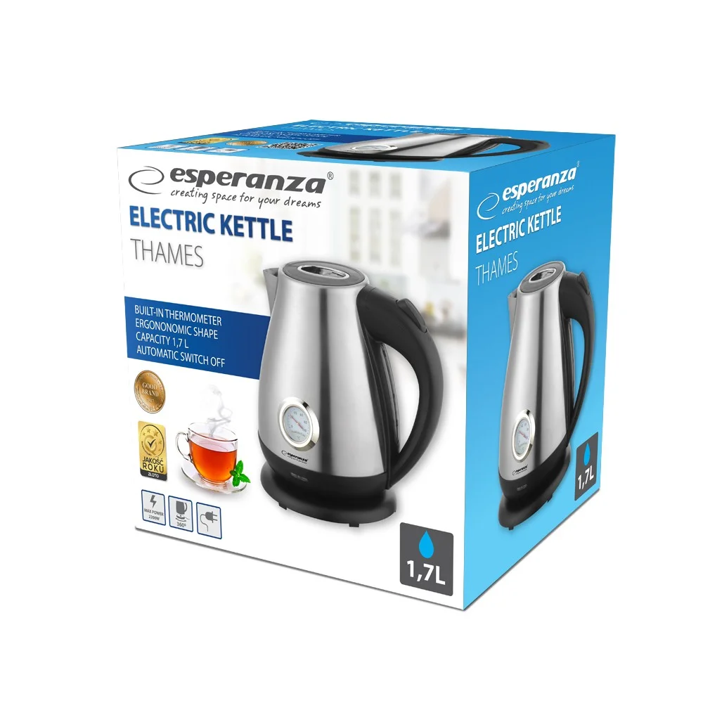 Hervidor El&eacute;ctrico Esperanza Ekk029 Con Term&oacute;metro