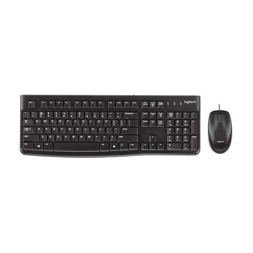 Teclado Logitech MK120 Preto QWERTY