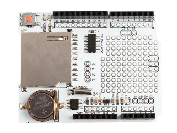 Shield de Registo de Dados Compat&iacute;vel com Arduino
