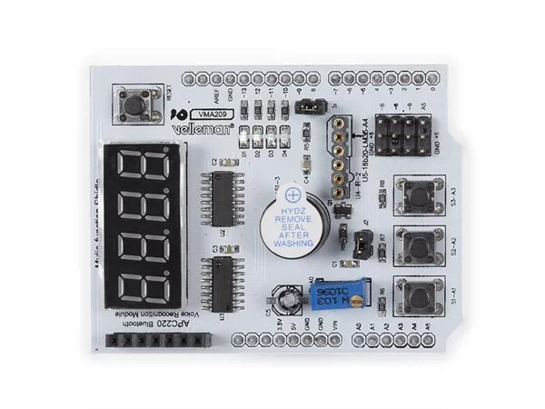 Placa de Expans&atilde;o Multifun&ccedil;&otilde;es para Arduino&reg;