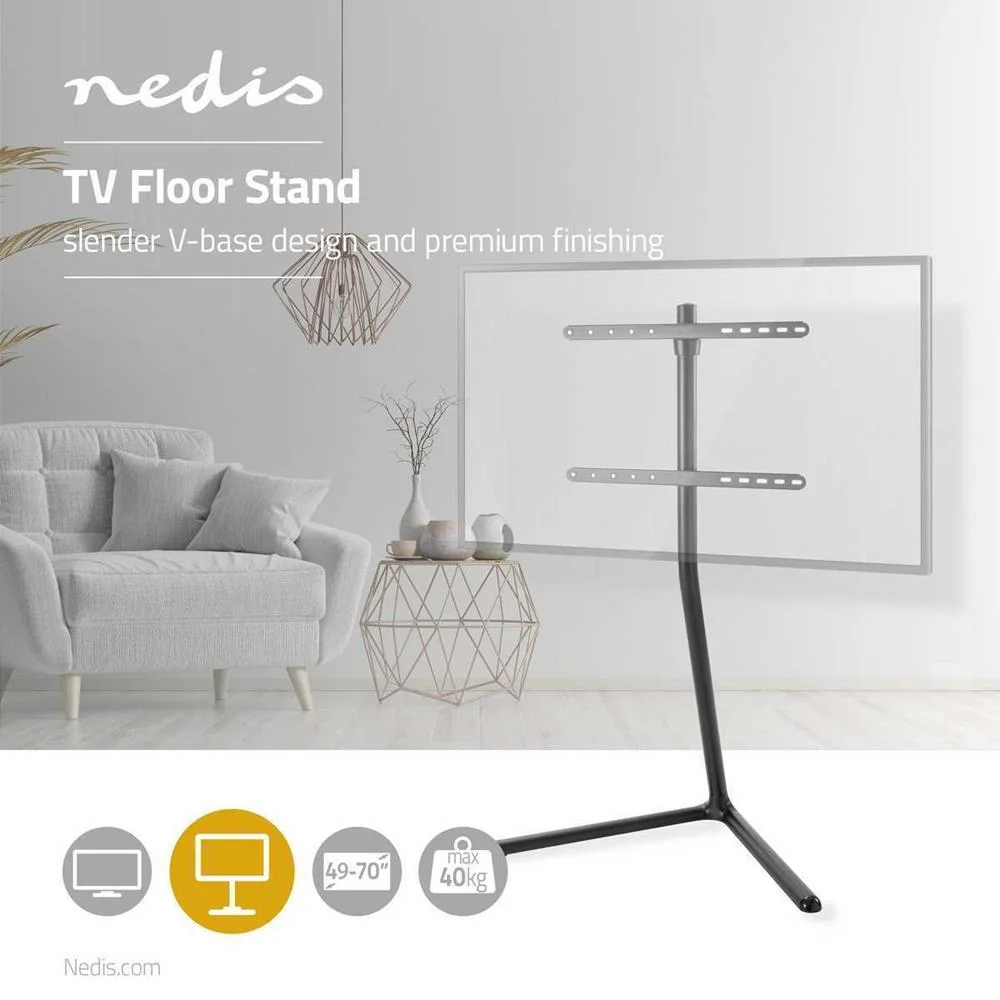 Suporte de Ch&atilde;o P/ Tv 49" ~ 70" (M&aacute;x 40kg) - Nedis
