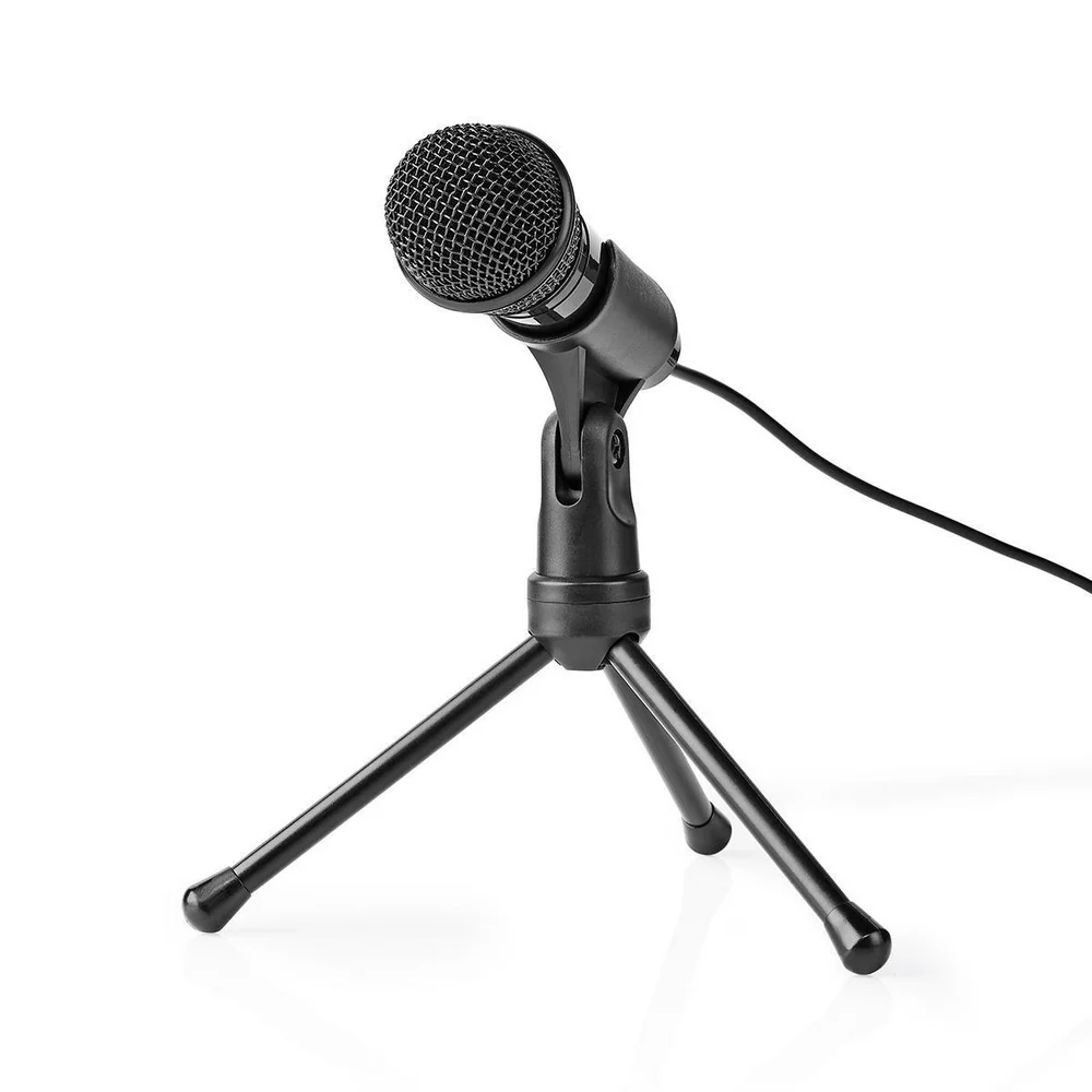 Microfone Com Fio Bot&atilde;o Ligar / Desligar