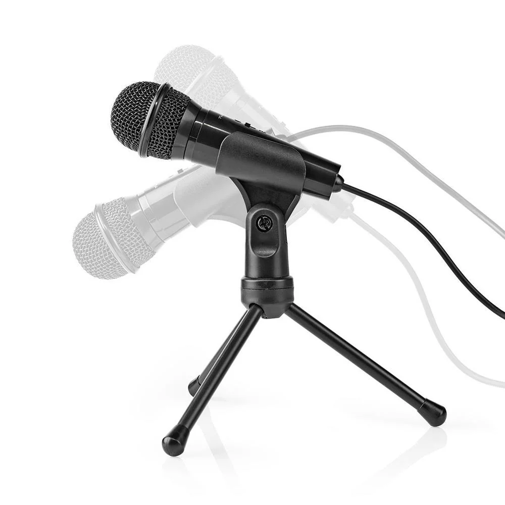 Microfone Com Fio Bot&atilde;o Ligar / Desligar