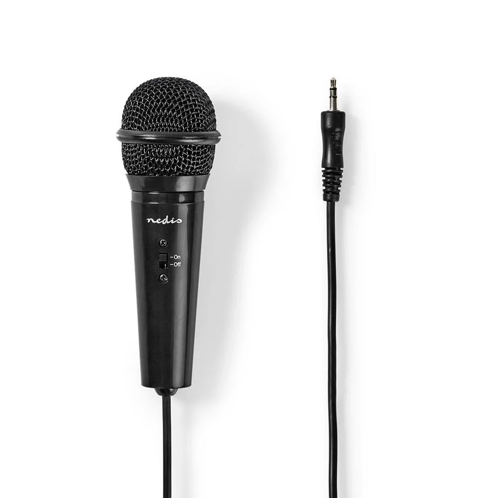Microfone Com Fio Bot&atilde;o Ligar / Desligar