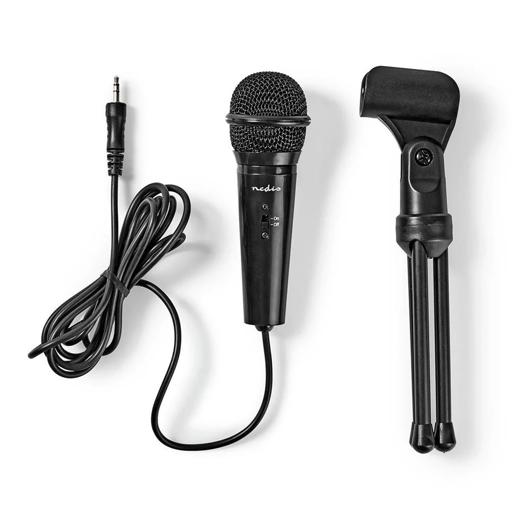 Microfone Com Fio Bot&atilde;o Ligar / Desligar