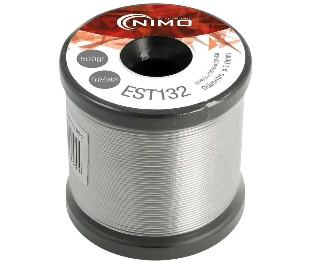 Hilo de Esta&ntilde;o Tri-Metal 60% Sn, 38% Pb, 2% Cu