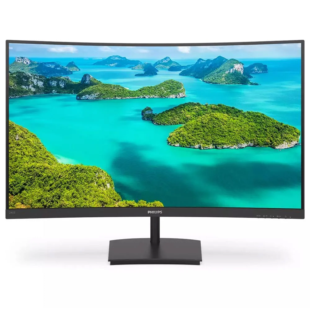 Philips e Line 241e1sc/00 LED Display 59.9 Cm (23.6 ) 1920 X 1080 Pixels Full Hd Black