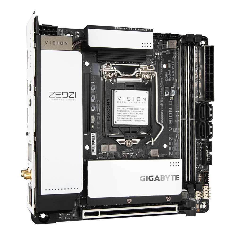 Gigabyte Z590i Vision D Motherboard Intel Z590 Ex.