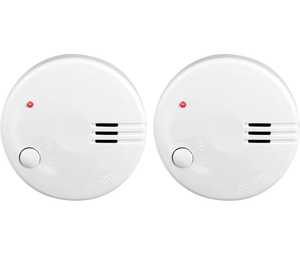 Detector de Fumo com Bateria de L&iacute;tio, 2 Unid