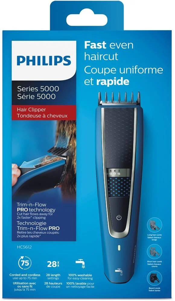Aparador de Cabelo Philips Hairclipper Series 5000 Hc5612/15
