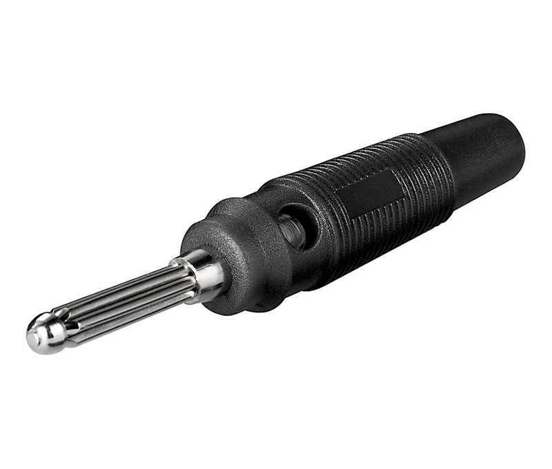 Banana Macho de 4.0mm. Preto