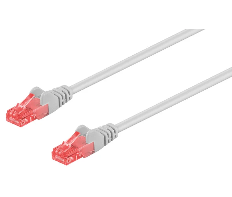 Cabo De Rede Utp Cat.6 Rj45 Gris 0,25m