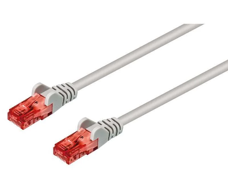 Conexi&oacute;n Utp Cat.6 Rj45 Macho - Macho, 30.0m Gris