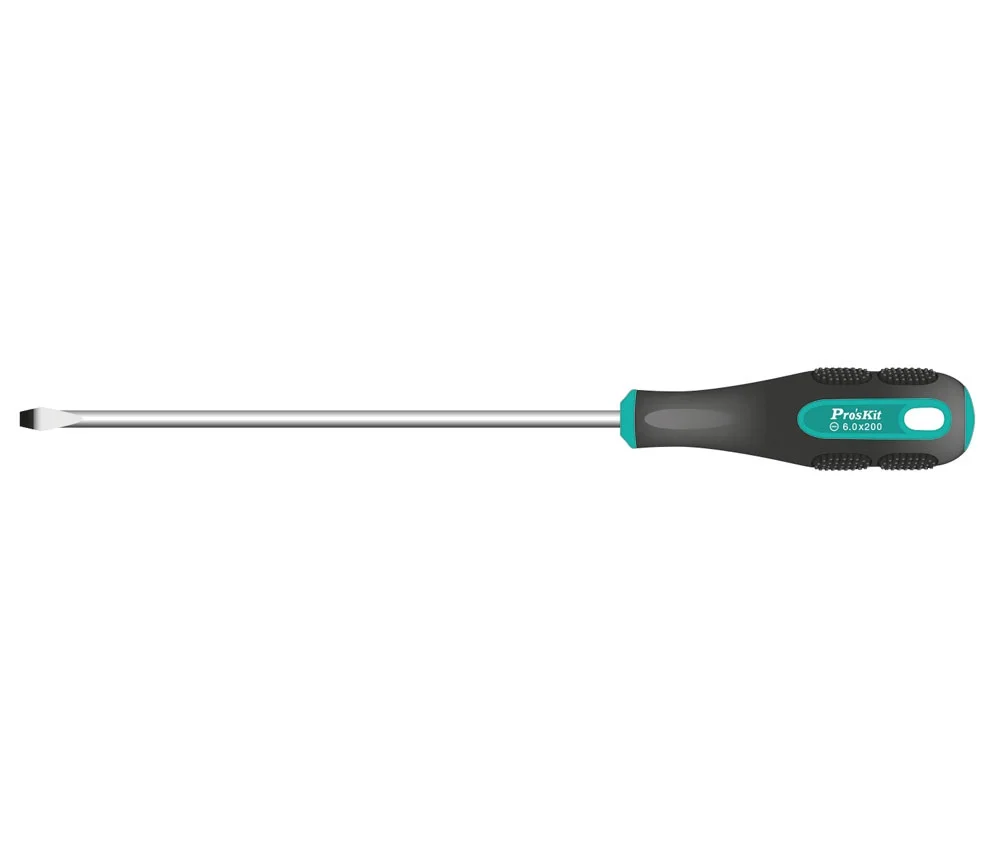 Chave de Fenda Plana de 6,0 Mm e Ponta Magn&eacute;tica