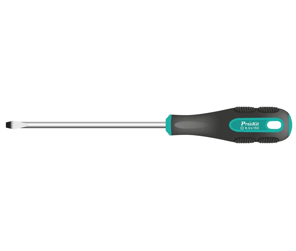 Chave de Fenda Plana de 6,0 Mm e Ponta Magn&eacute;tica