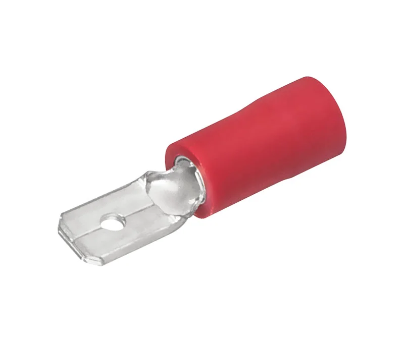 Terminal Faston Macho Pr&eacute;-Isolado