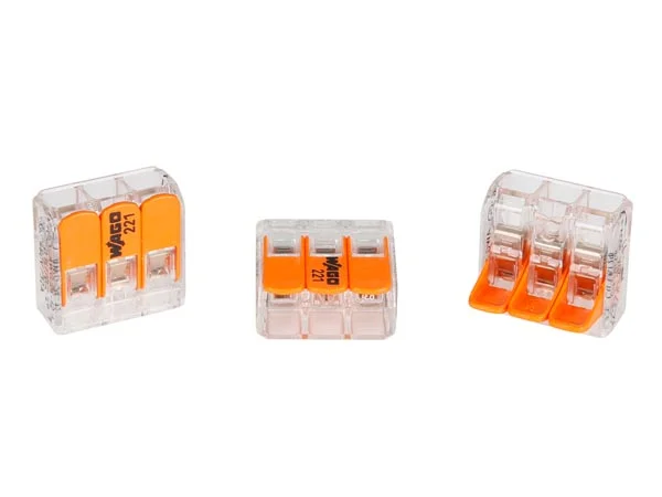 Conector de Empalme Compacto 3 X 0.2 - 4 Mm&sup2; a T