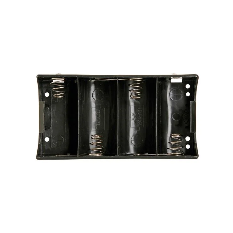 Battery Holder For 4 X D-Cell (With Solder Tags)